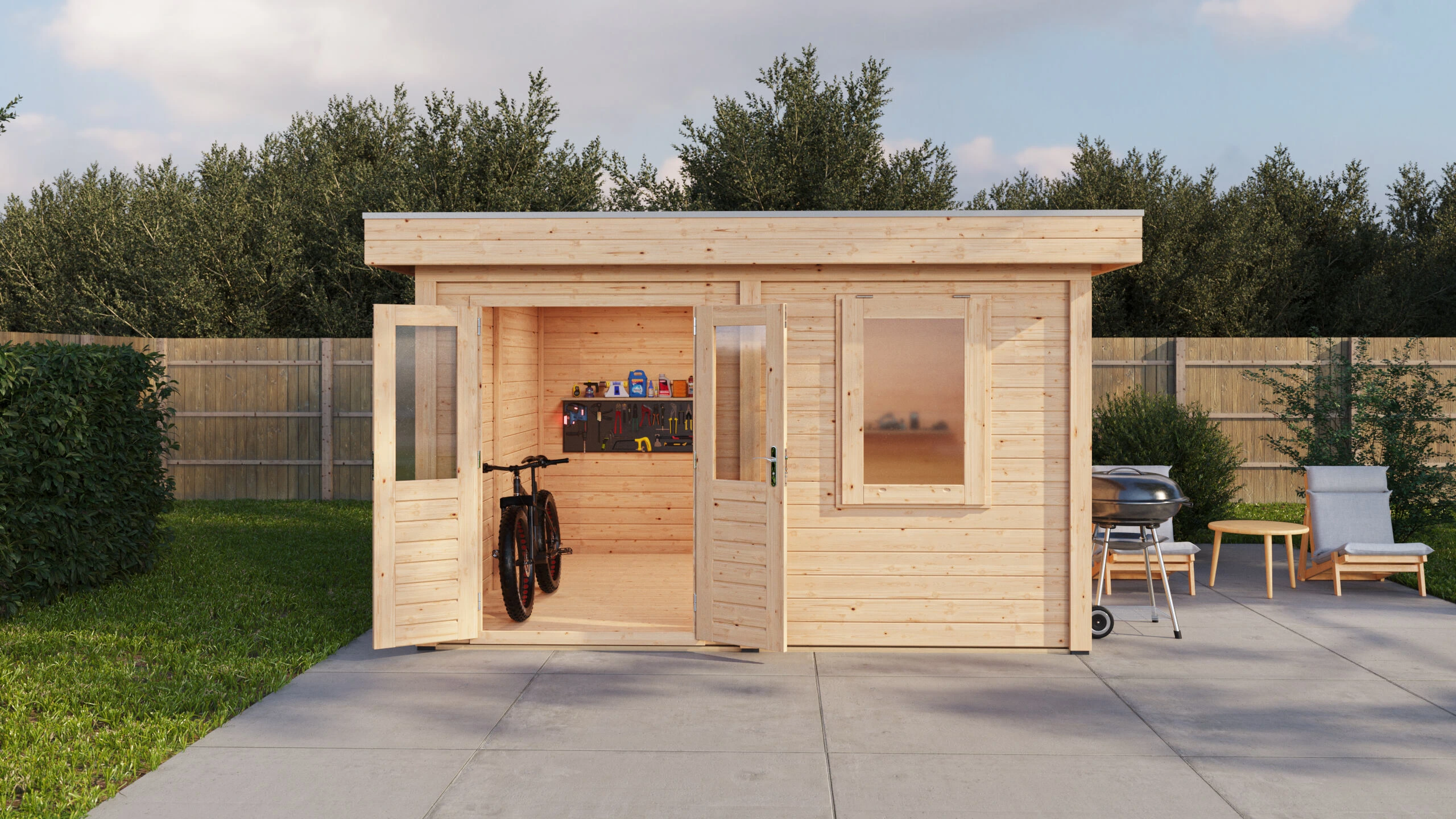 Lugarde Select Modern gartenhaus Solingen 388x388cm -