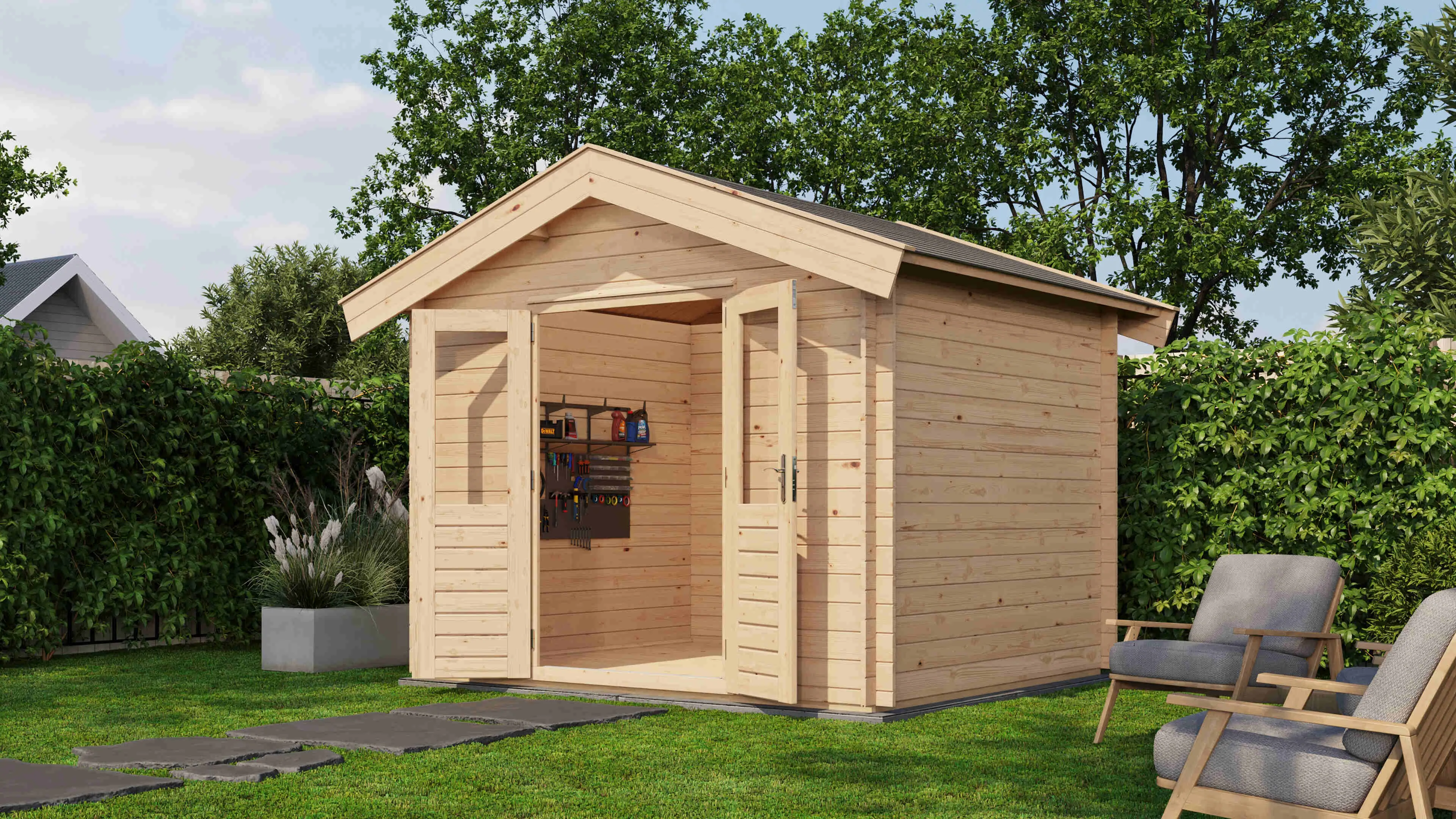 Lugarde Select Blockhaus Esslingen 300x250cm -