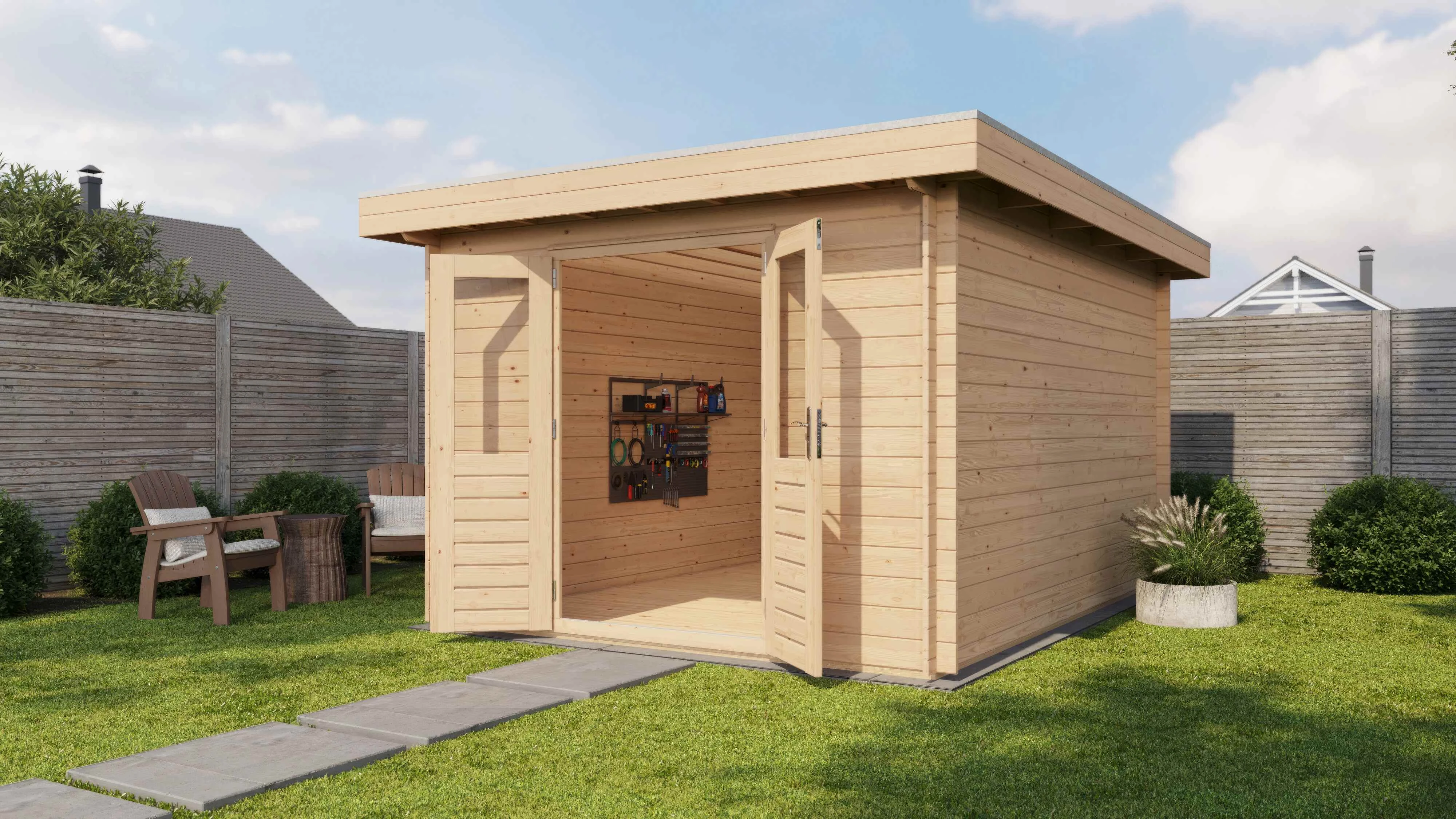 Lugarde Select Blockhaus Bergisch Gladbach 300x400cm -