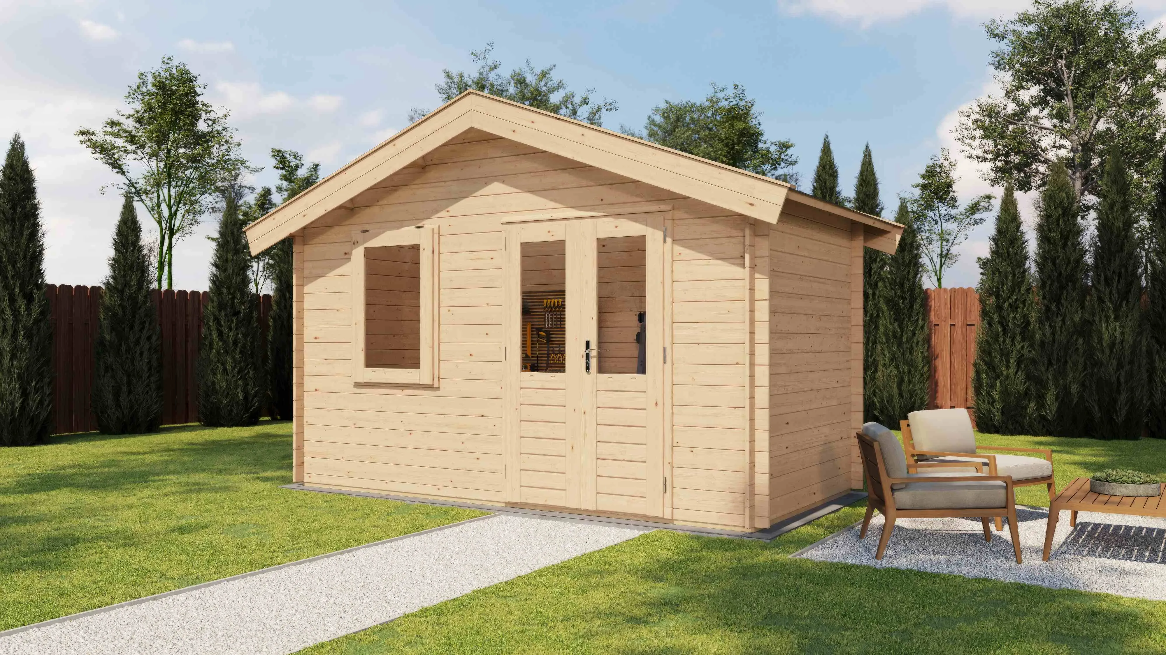 Lugarde Select Blockhaus Gera 400x200cm -