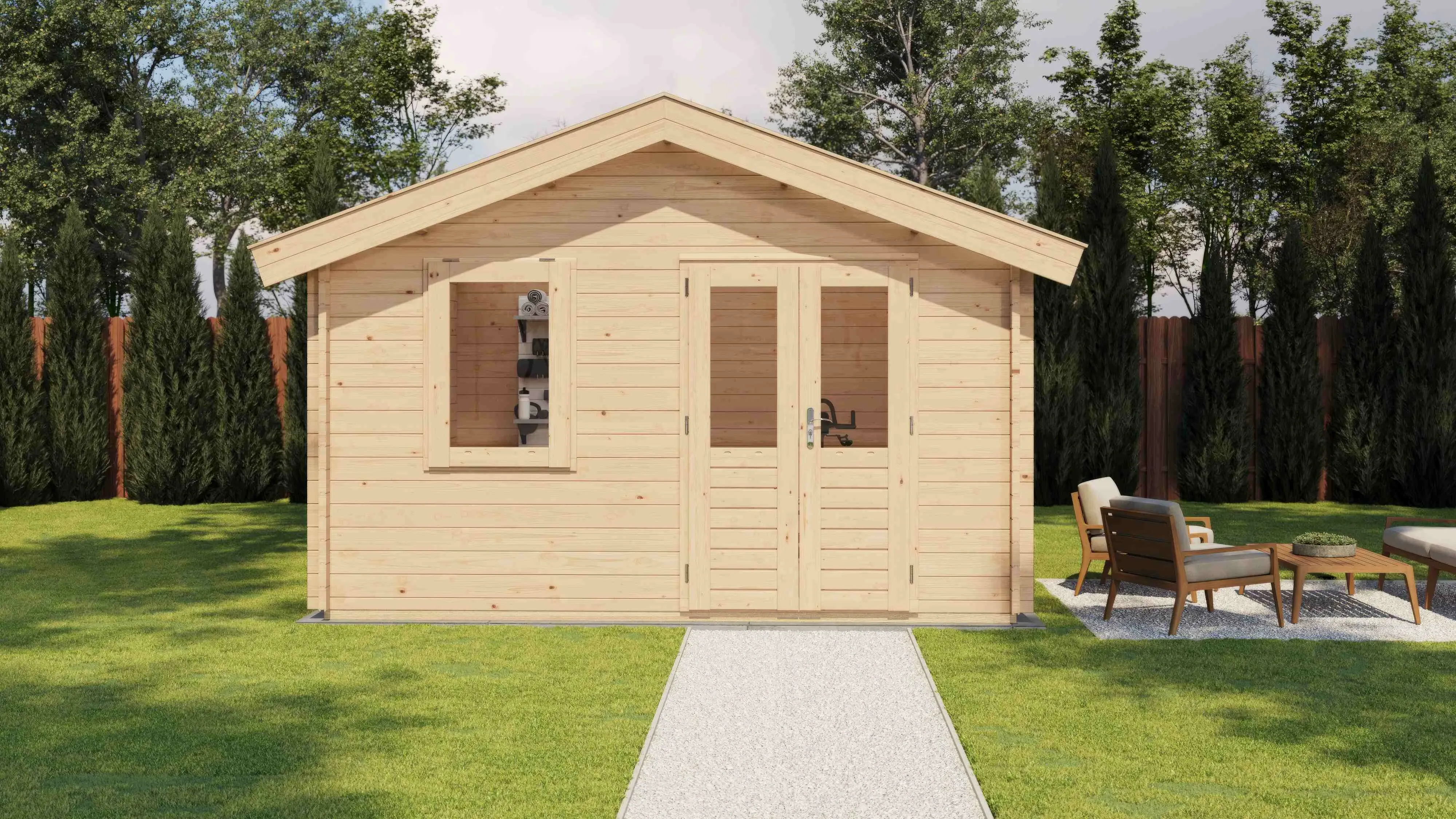 Lugarde Select Blockhaus Gütersloh 400x400cm -