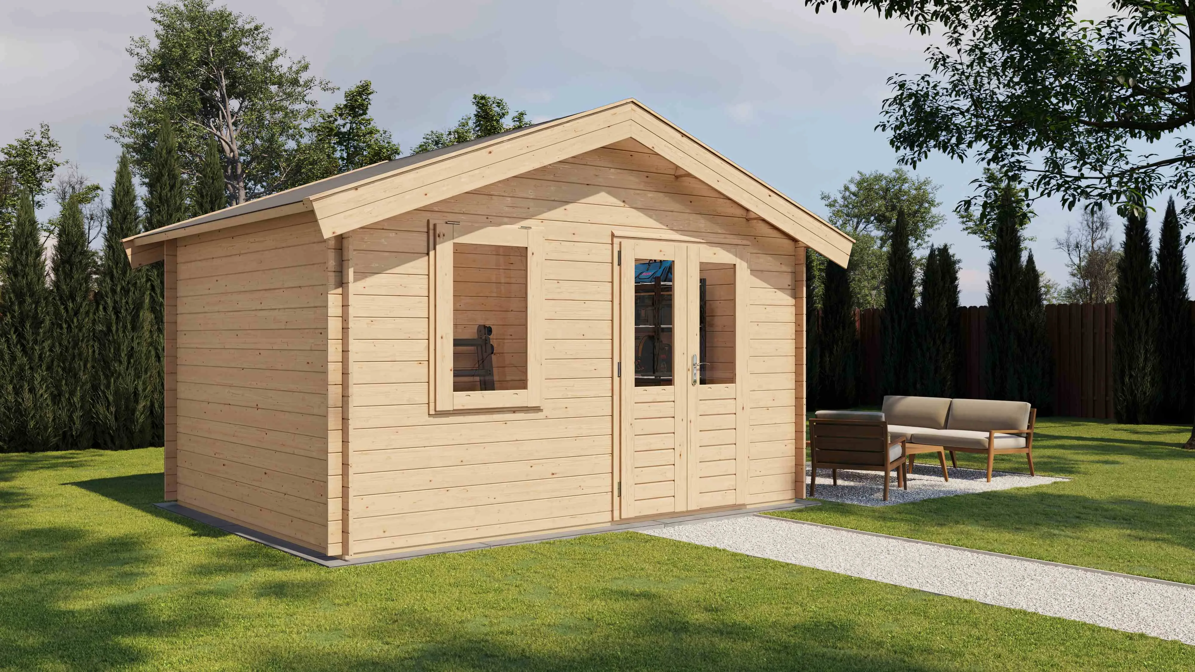 Lugarde Select Blockhaus Goslar 400x300cm -