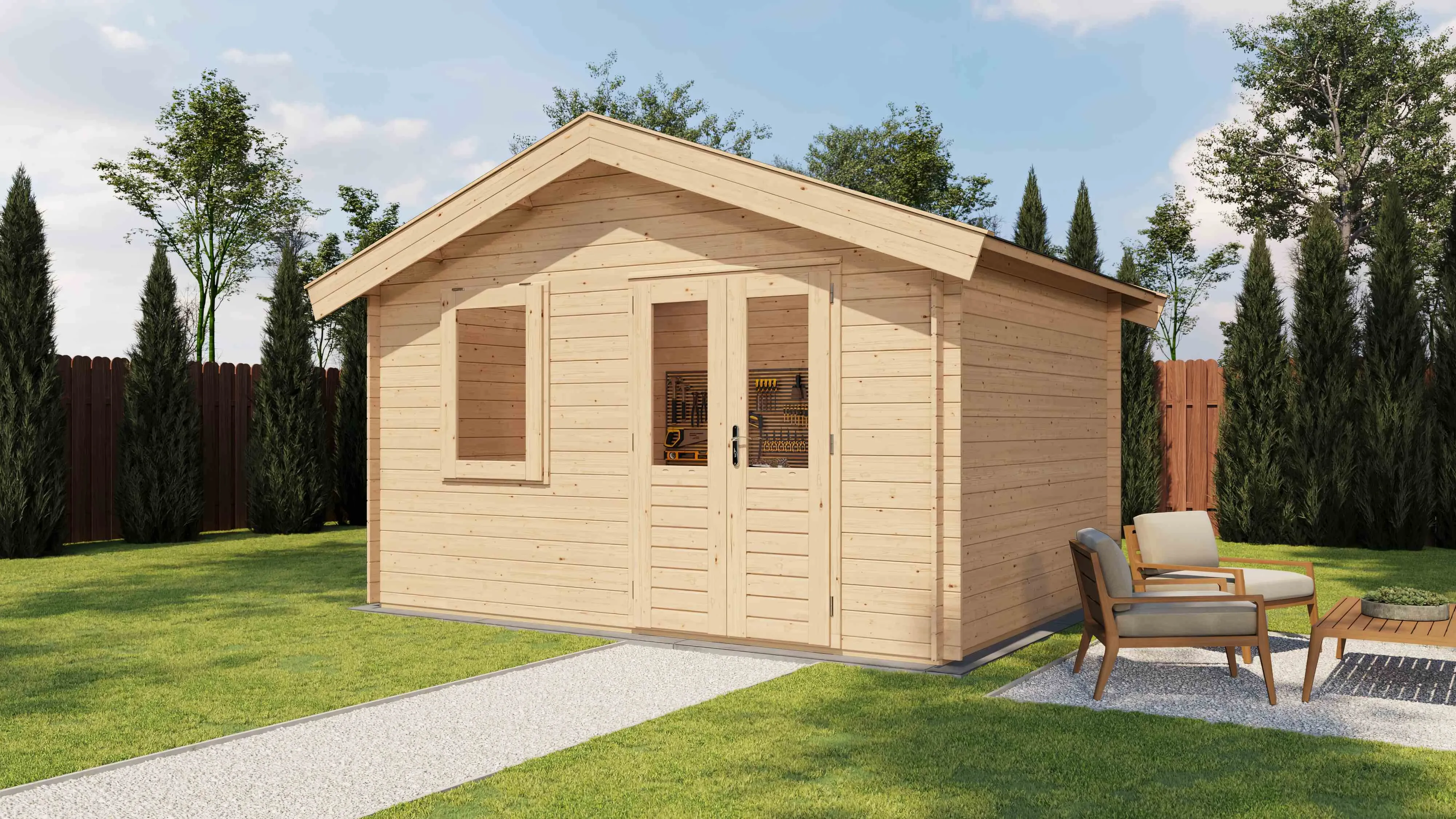 Lugarde Select Blockhaus Goslar 400x300cm -
