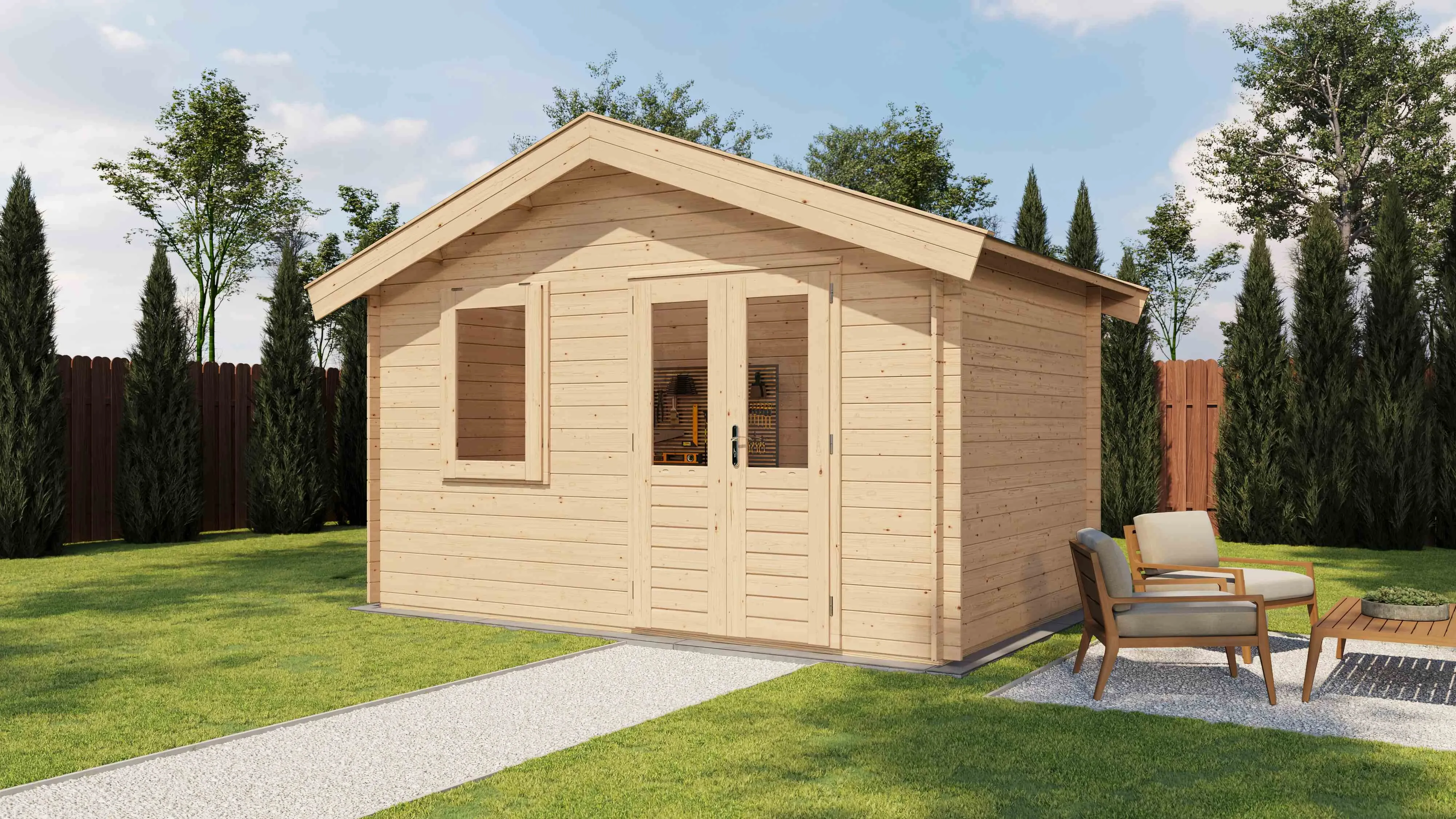 Lugarde Select Blockhaus Görlitz 400x250cm -