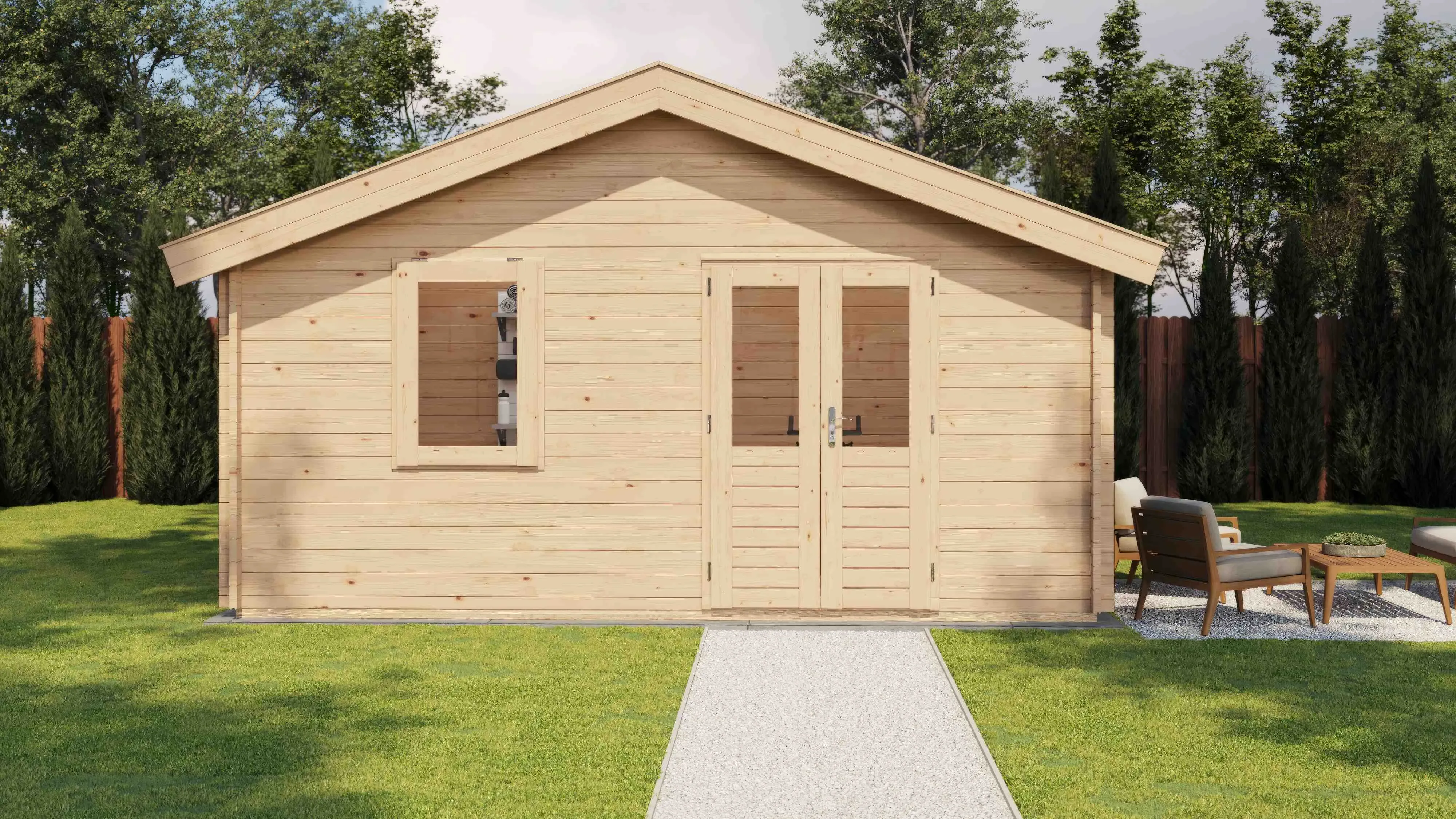 Lugarde Select Blockhaus Halle 500x300cm -