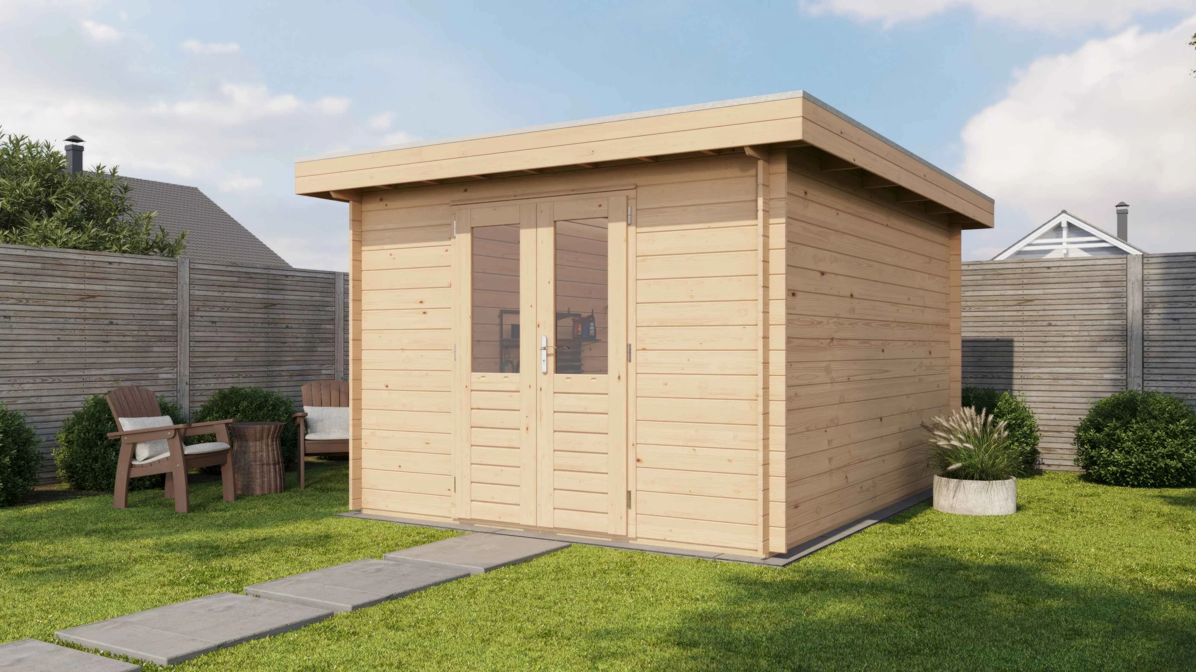 Lugarde Select Blockhaus Bergisch Gladbach 300x400cm -