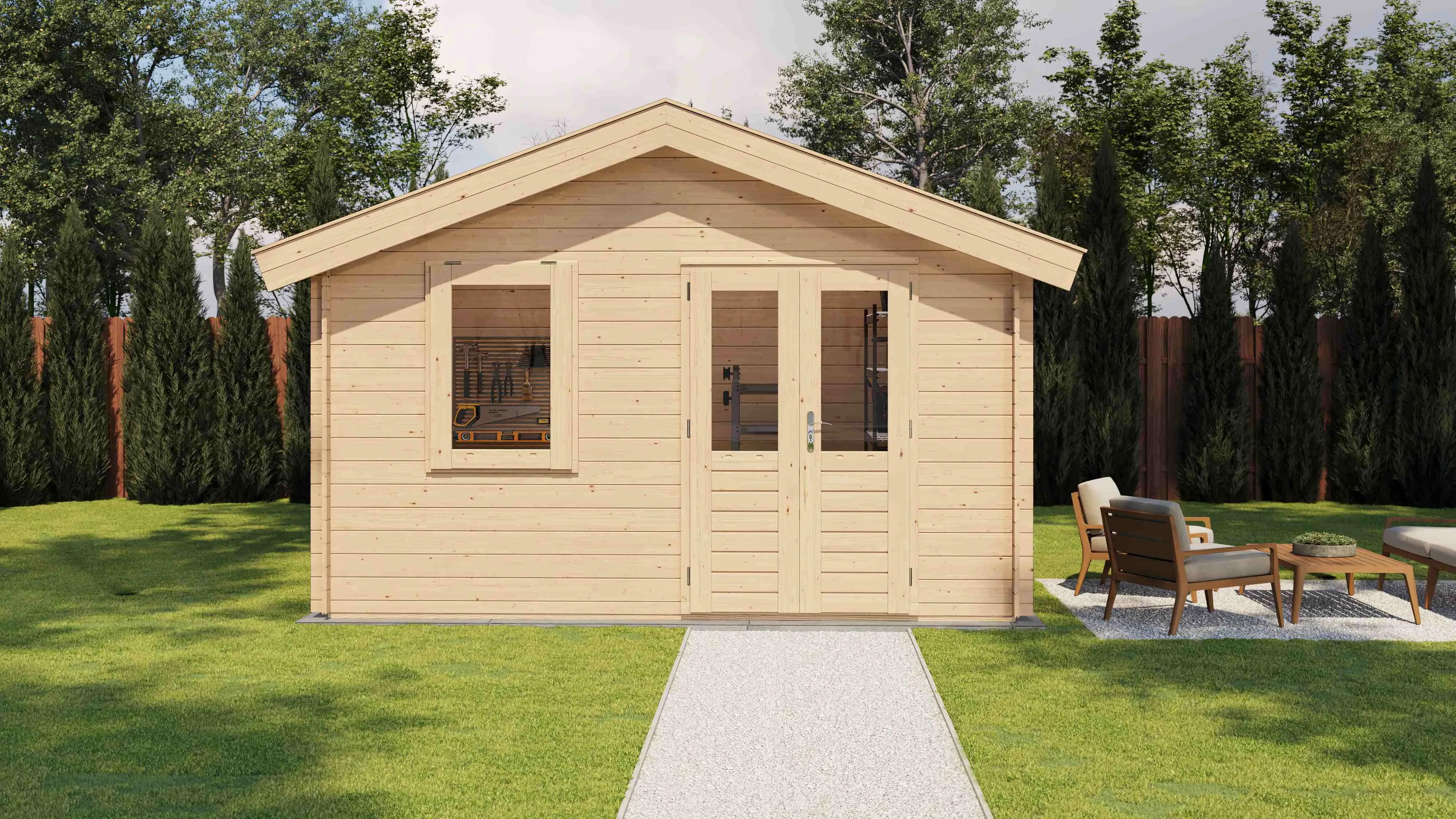 Lugarde Select Blockhaus Görlitz 400x250cm -