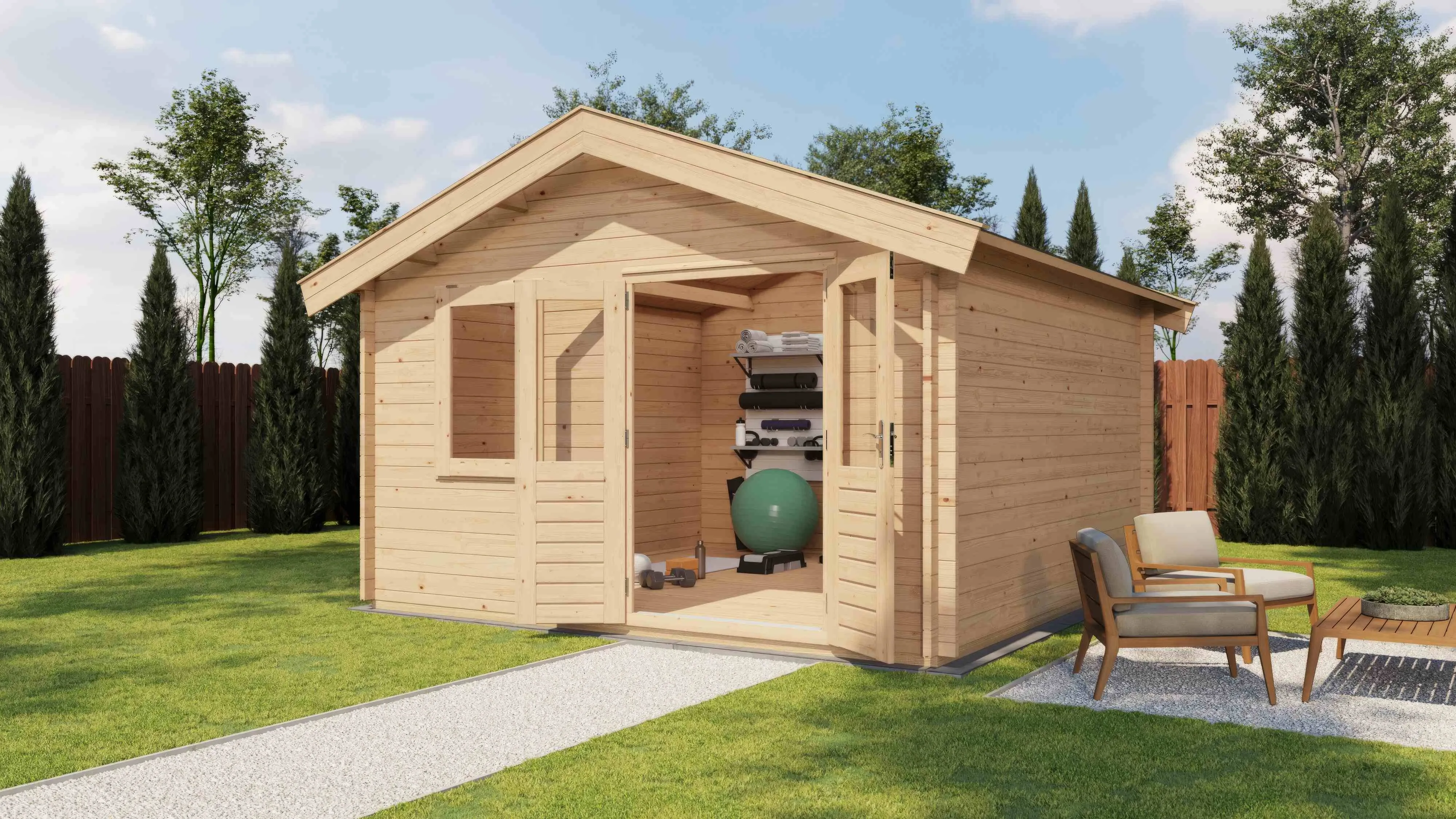 Lugarde Select Blockhaus Gütersloh 400x400cm -