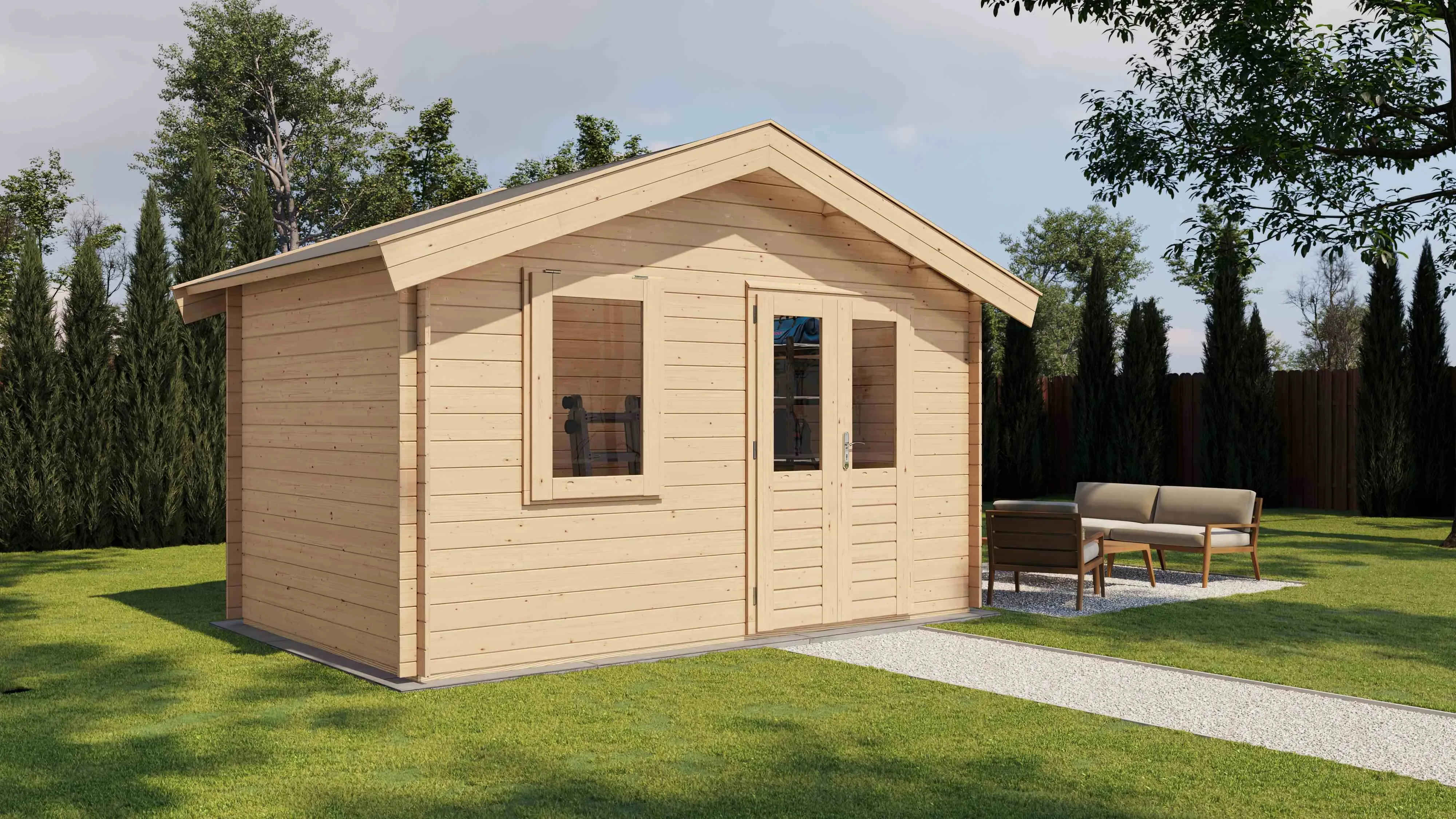 Lugarde Select Blockhaus Görlitz 400x250cm -