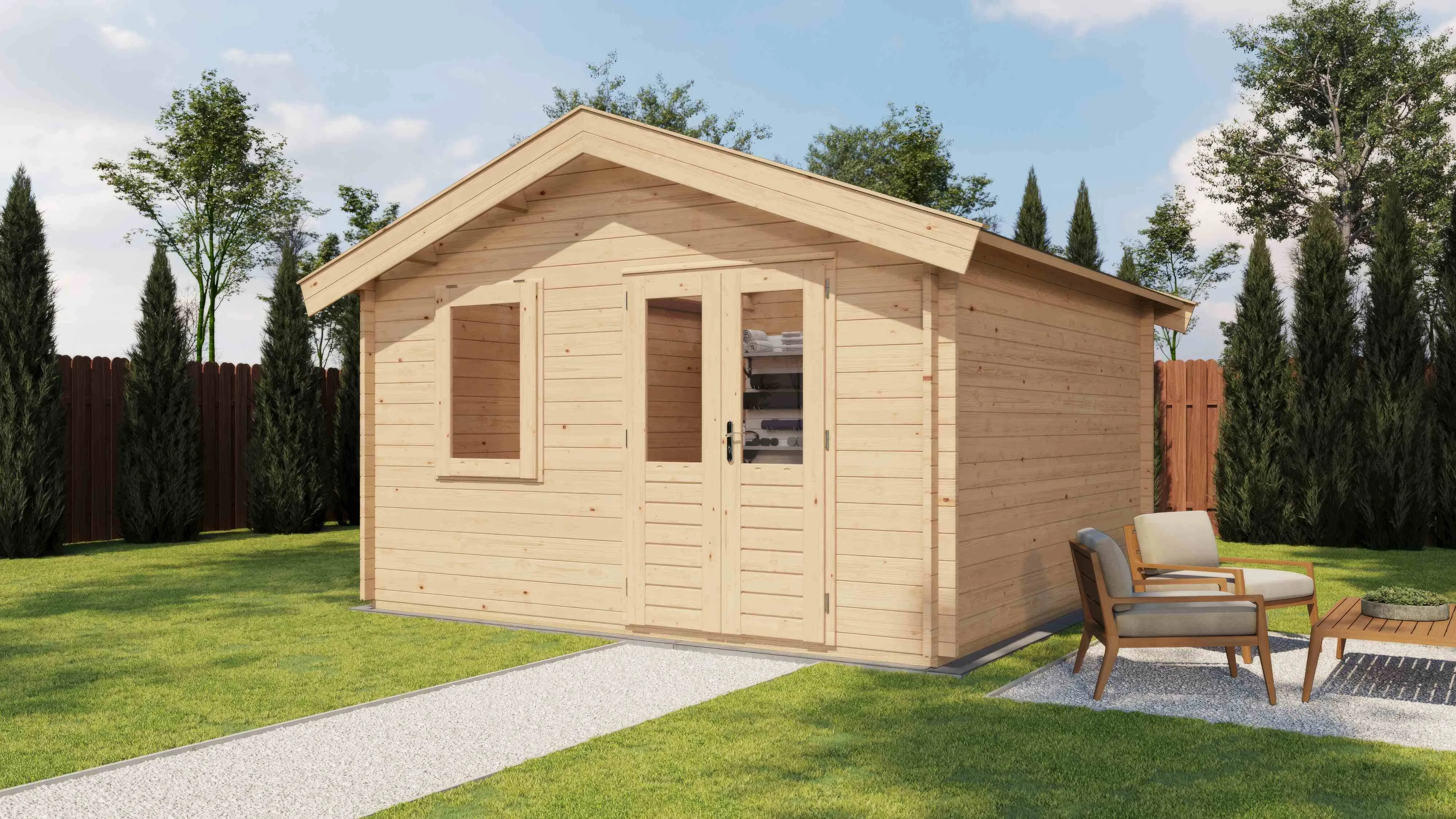 Lugarde Select Blockhaus Gütersloh 400x400cm -