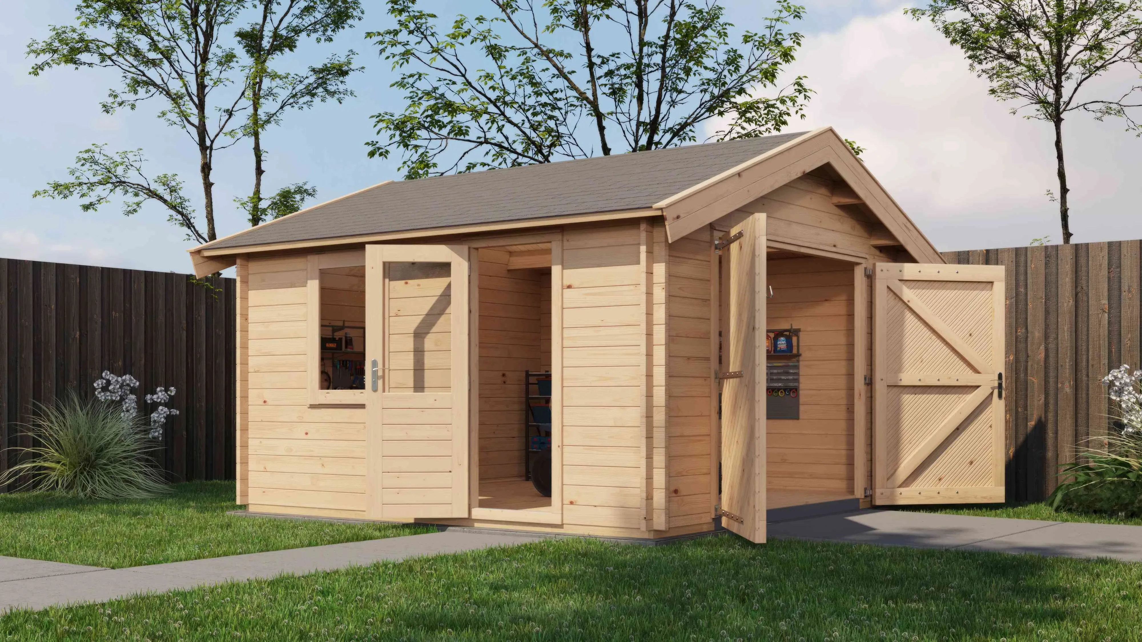 Lugarde Select Blockhaus Gütersloh 400x400cm -