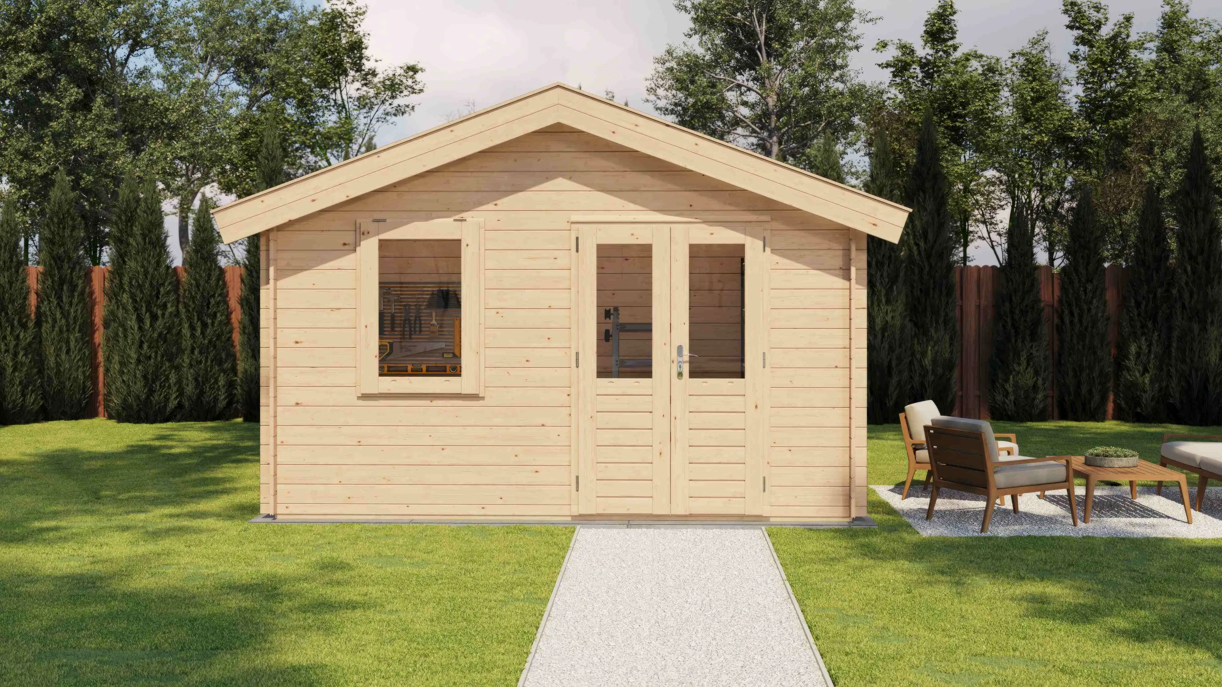 Lugarde Select Blockhaus Gera 400x200cm -