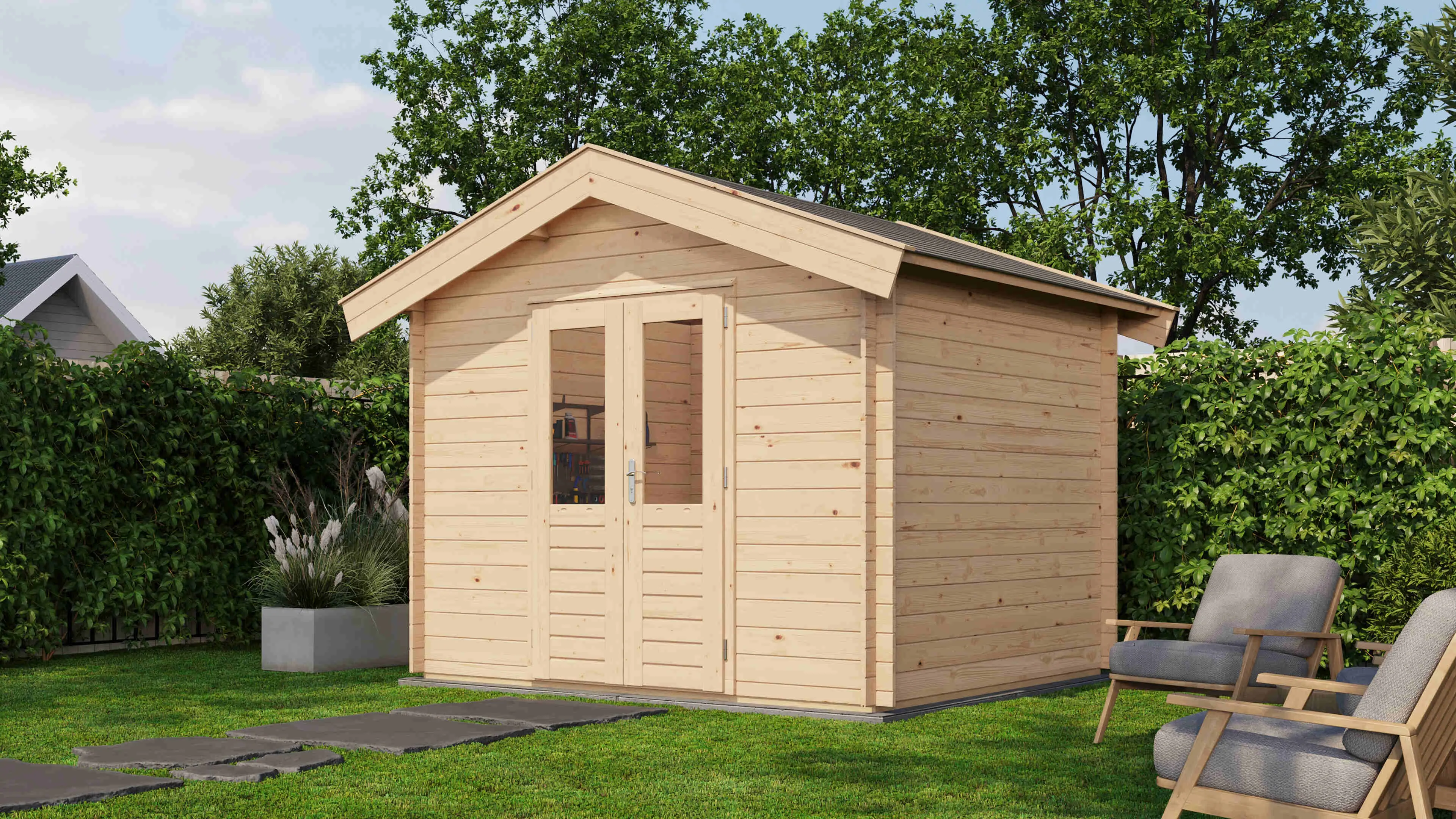 Lugarde Select Blockhaus Esslingen 300x250cm -