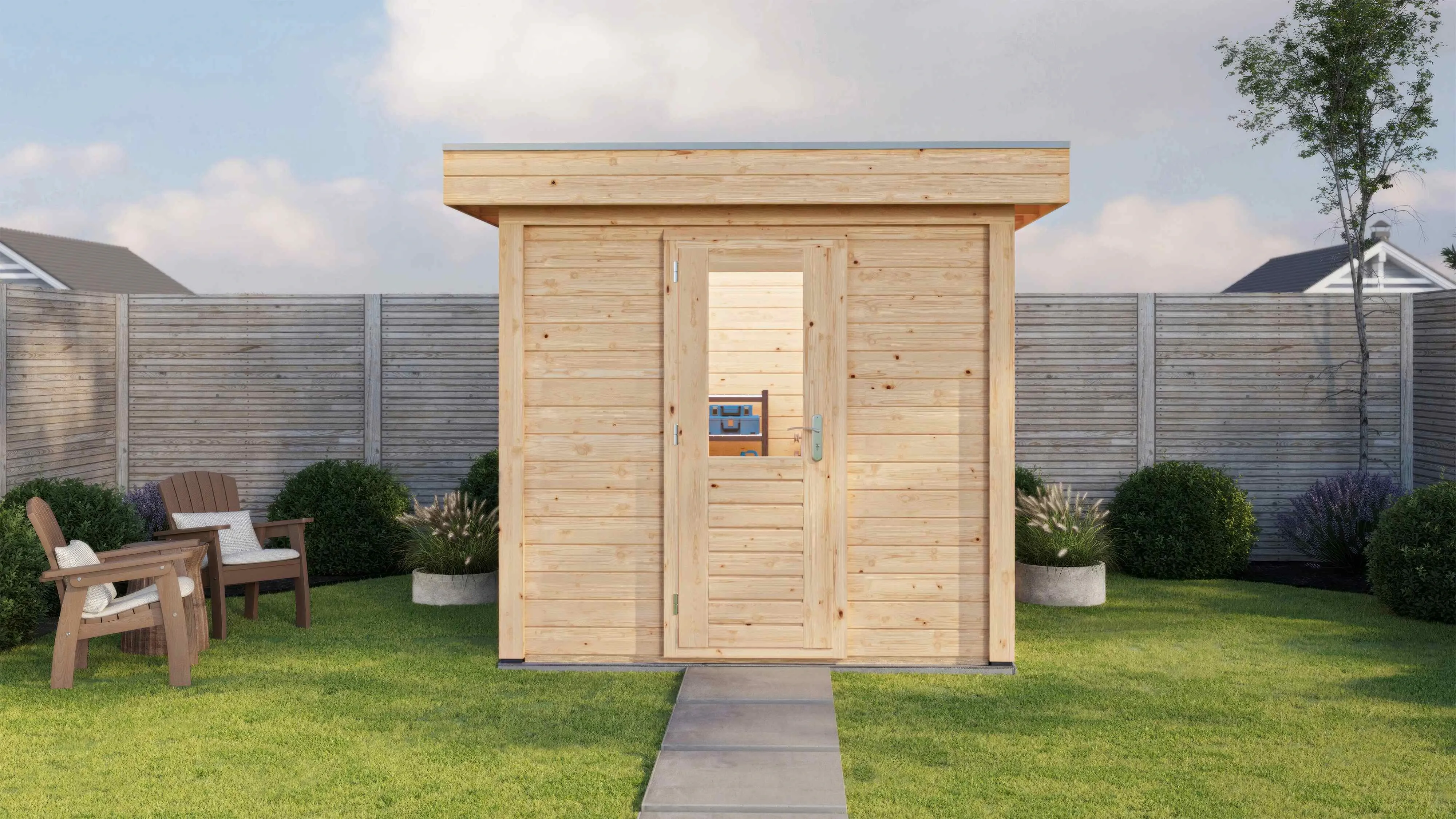 Lugarde Select Modern gartenhaus München 250x250cm -