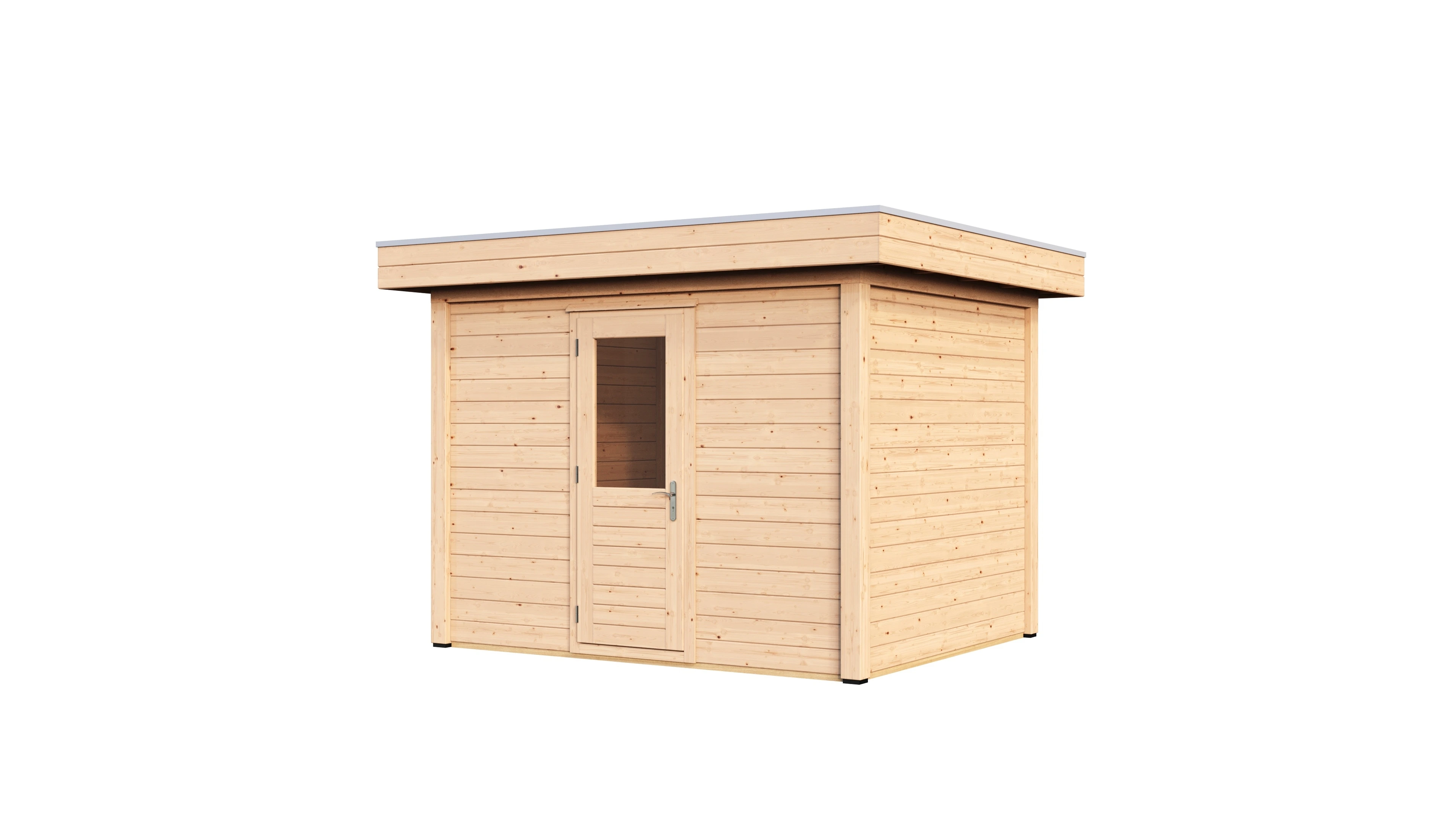 Lugarde Select Modern gartenhaus Hannover 300x250cm - Schwarzes Öl