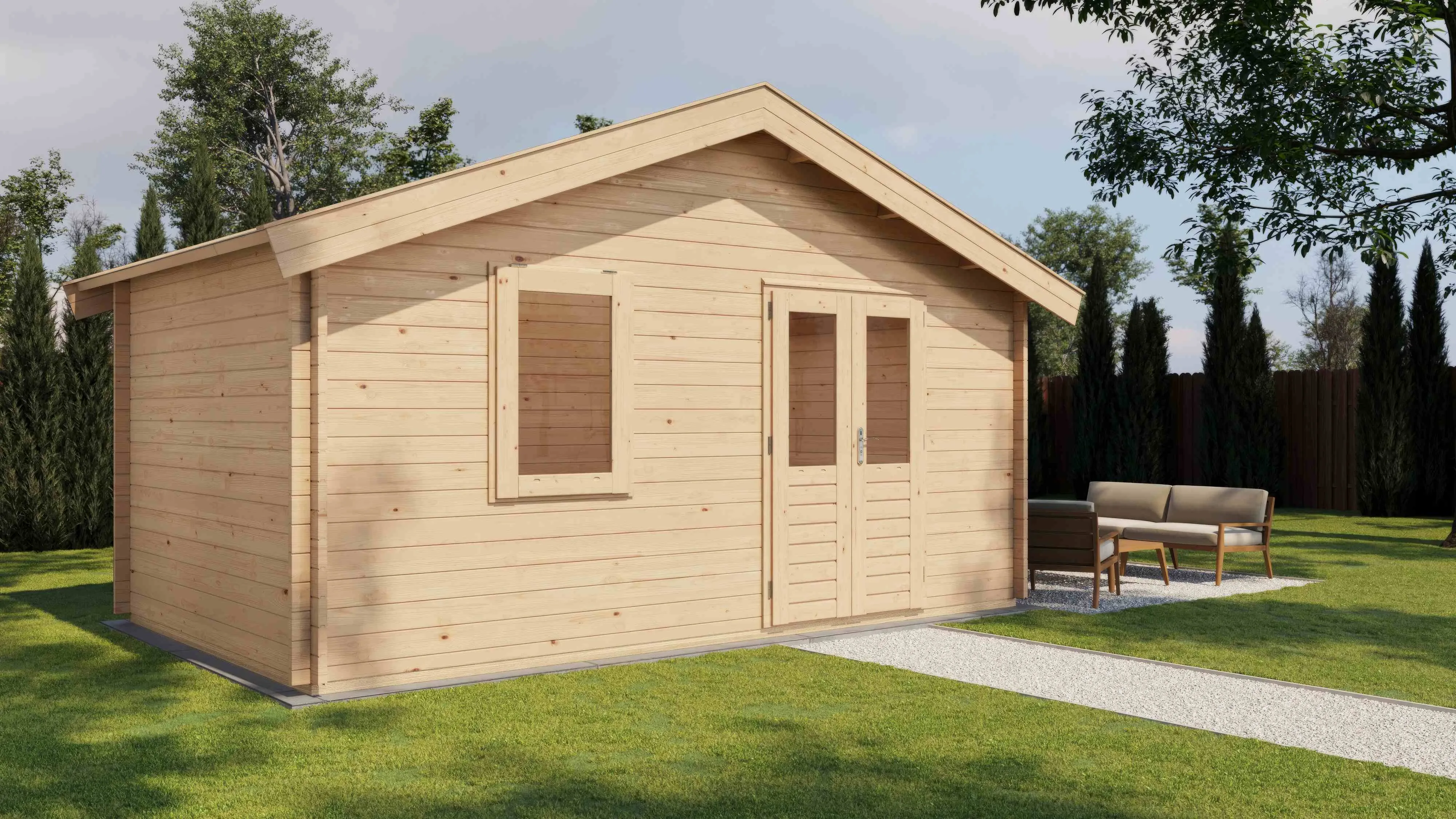 Lugarde Select Blockhaus Halle 500x300cm -
