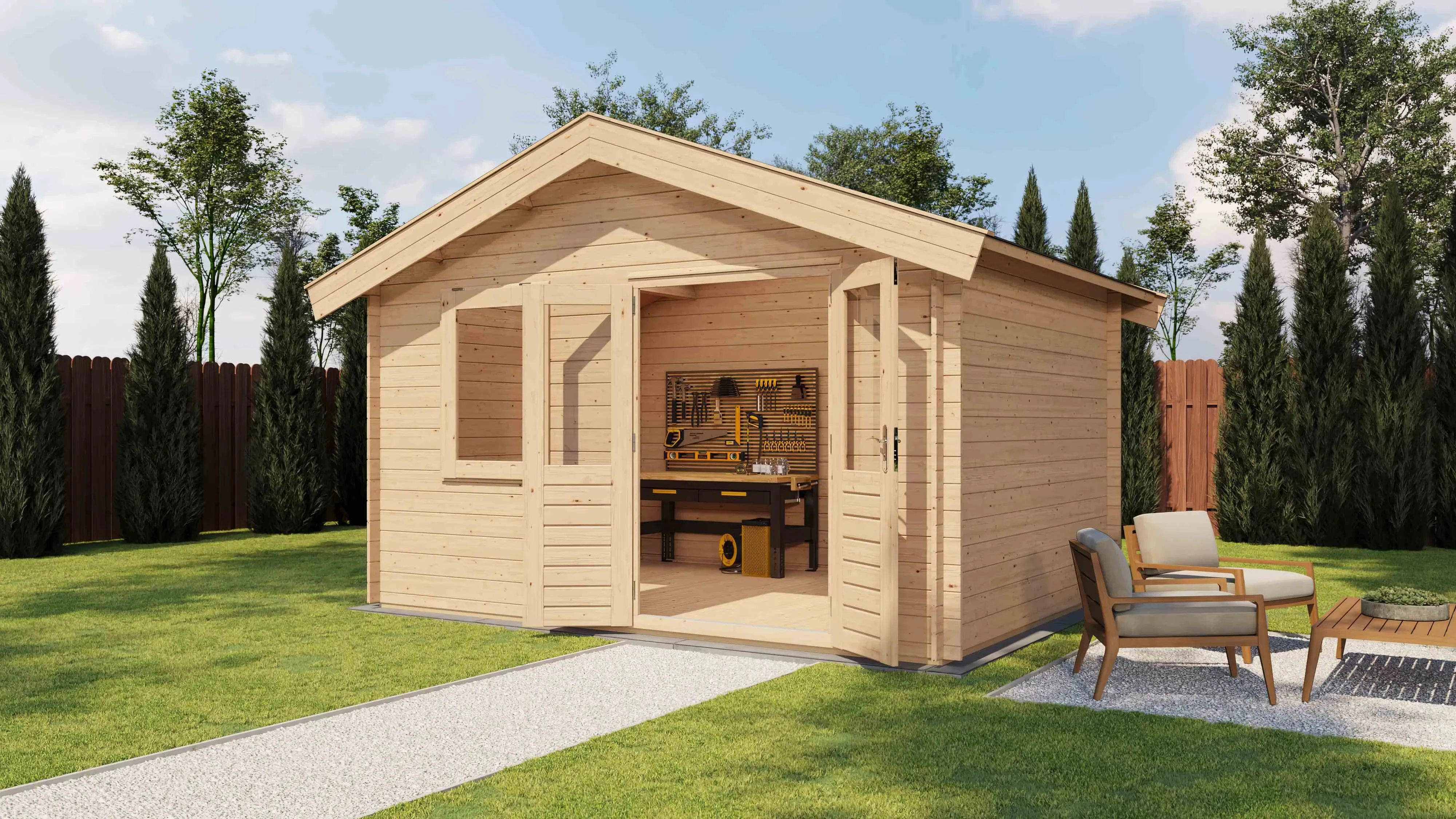 Lugarde Select Blockhaus Goslar 400x300cm -
