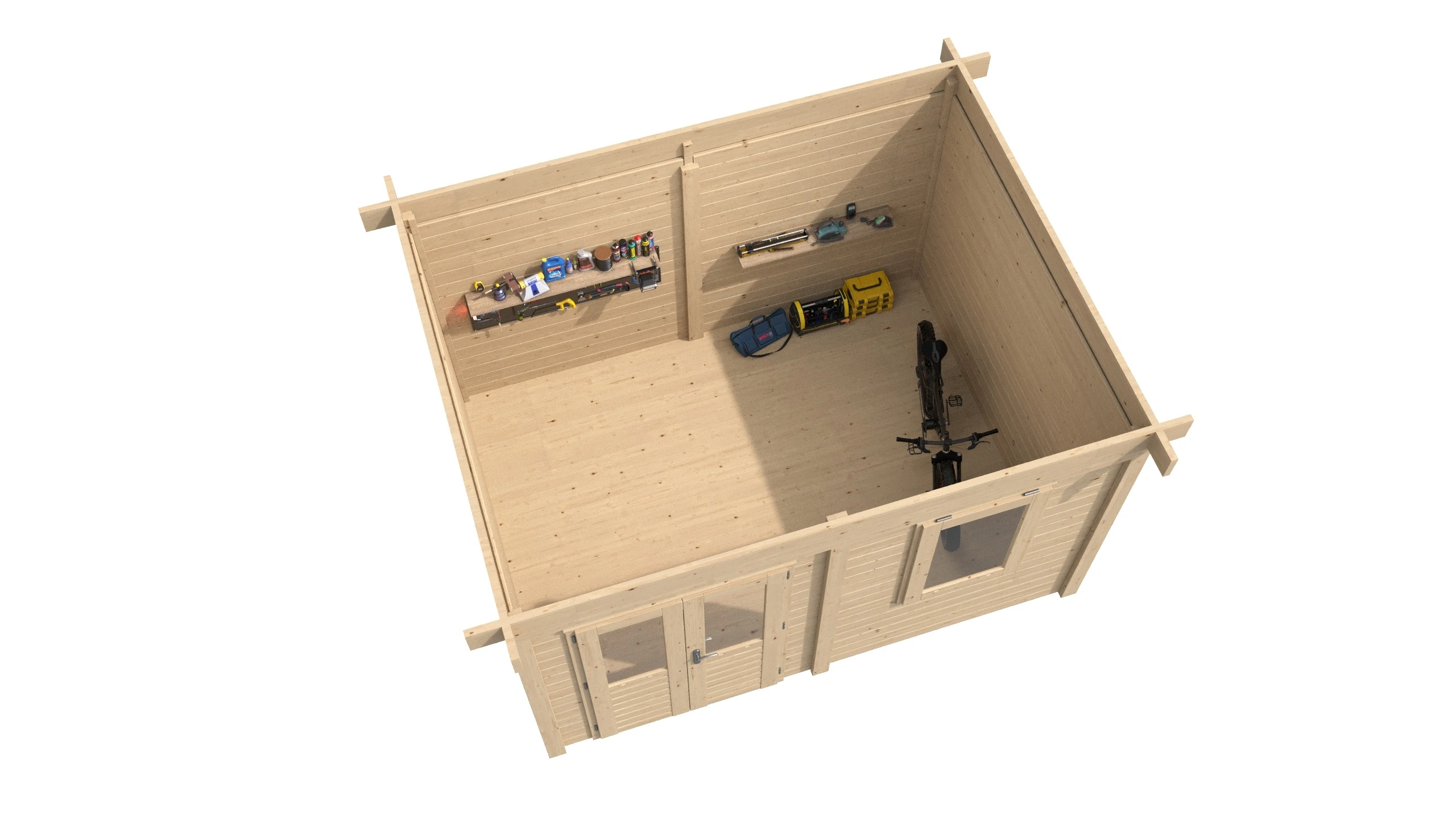 Lugarde Select Veranda Herrenberg 388x300cm - 28mm - Flachdach -